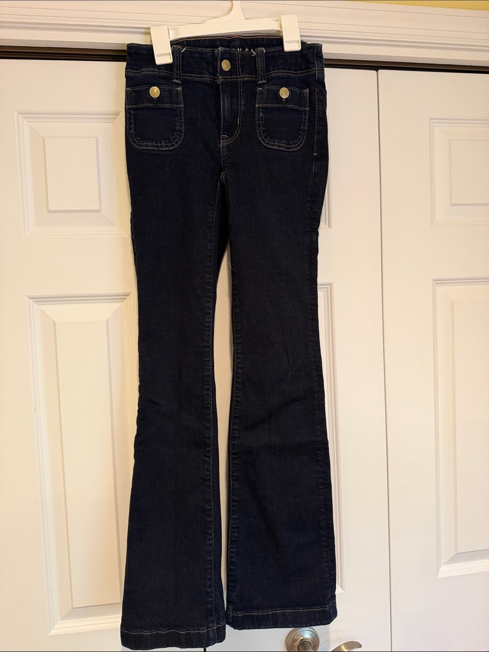 American Eagle Outfitters Dark Navy Flare Jeans